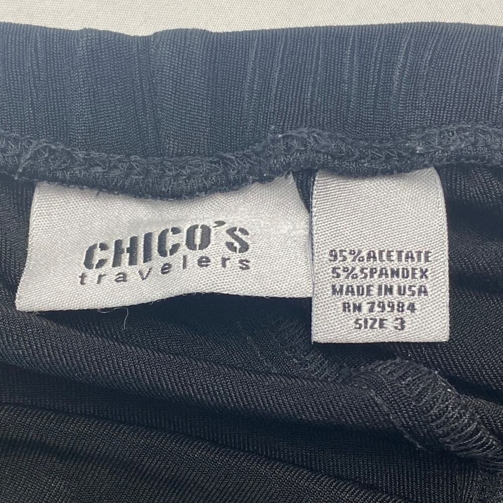 CHICO’S Traveler straight leg pants in Black Size 3 - Picture 4 of 5